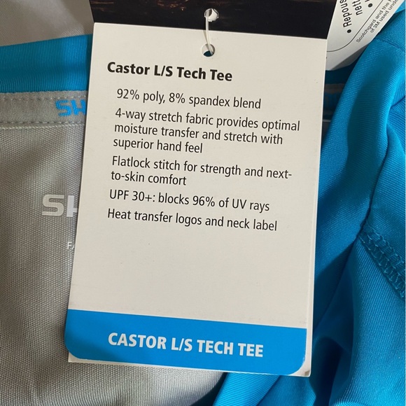 Shimano Men’s Castor Fishing UPF30+ Long Sleeve Tech Tee - Picture 3 of 7